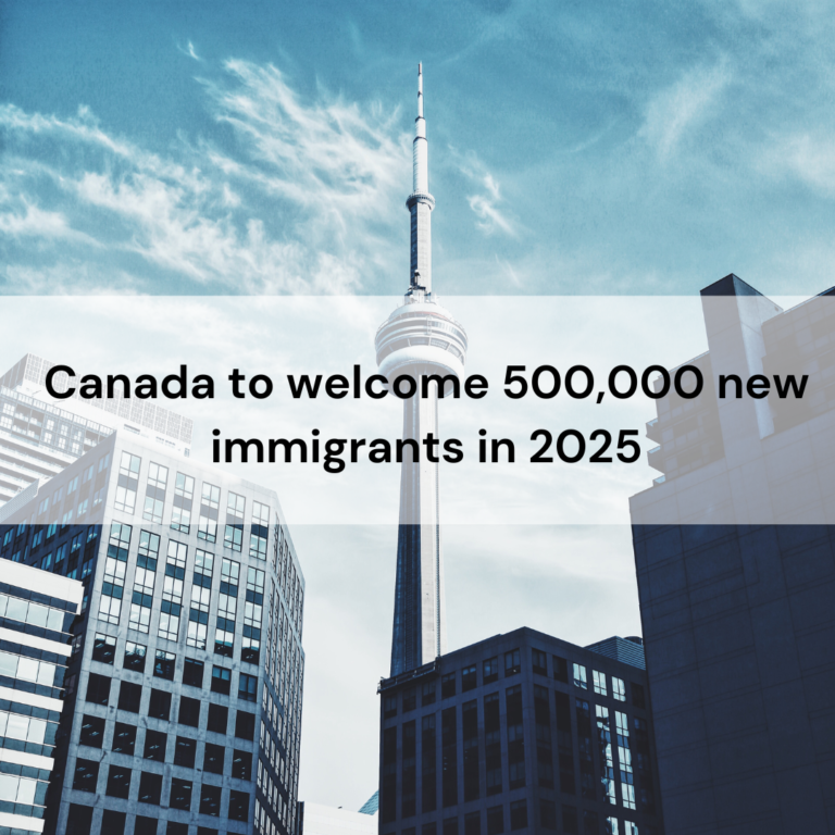 Canada to 500,000 new immigrants in 2025 Pivot North